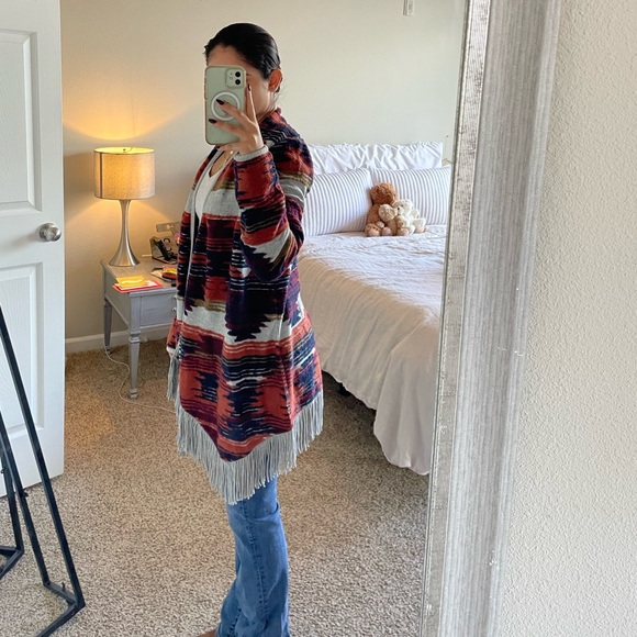 NWT! Lucky Brand fringe coverup - Picture 4 of 10